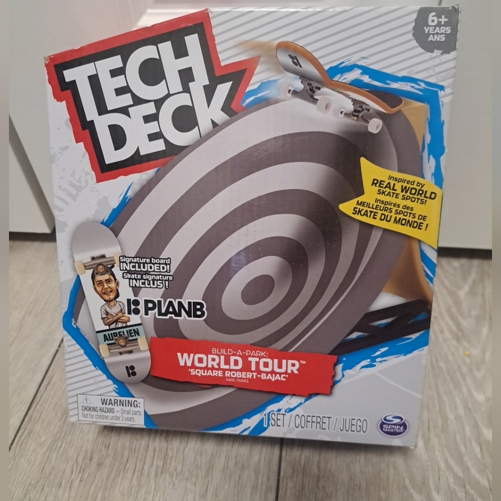 Brand New Tech Deck World Tour Build-A-Park; Square Robert-Bajac